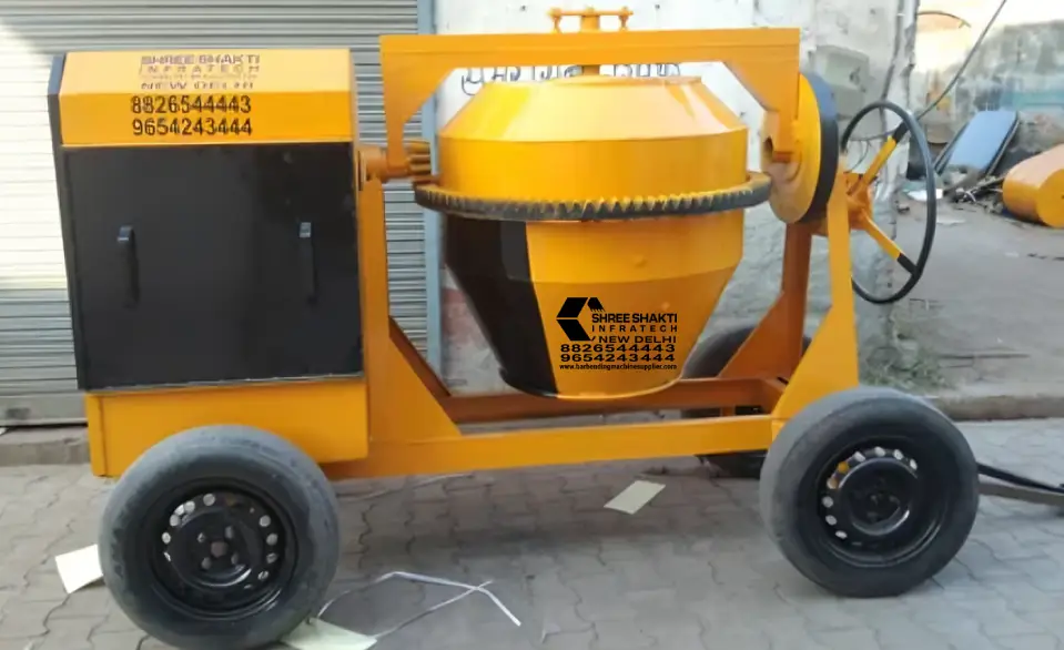 Concrete Mixer side view